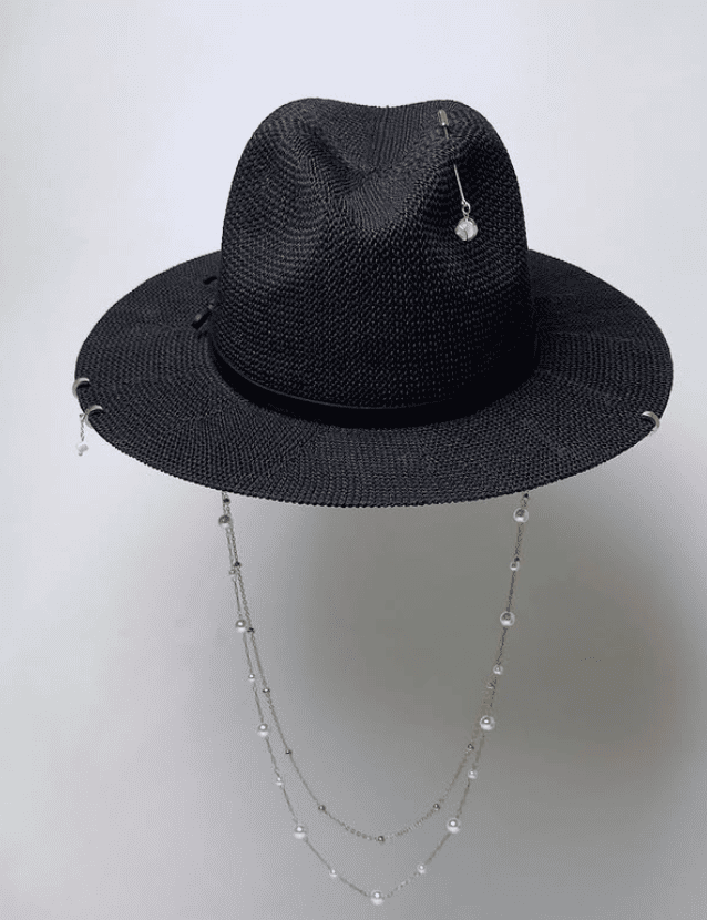 Straw Black Fedora Hat – The Alchemist
