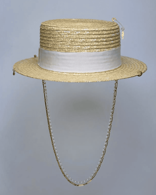 Canotier Strohhut - Der Stern