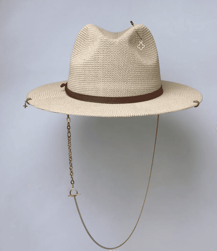 Stroh-Fedora-Sommerhut - The Huntress